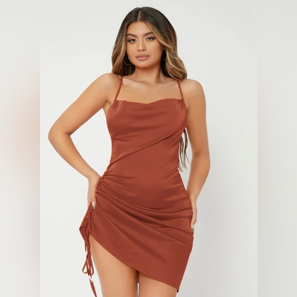 Elegant Satin Slip Dress